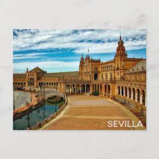 postal Plaza de España de Sevilla Postcard