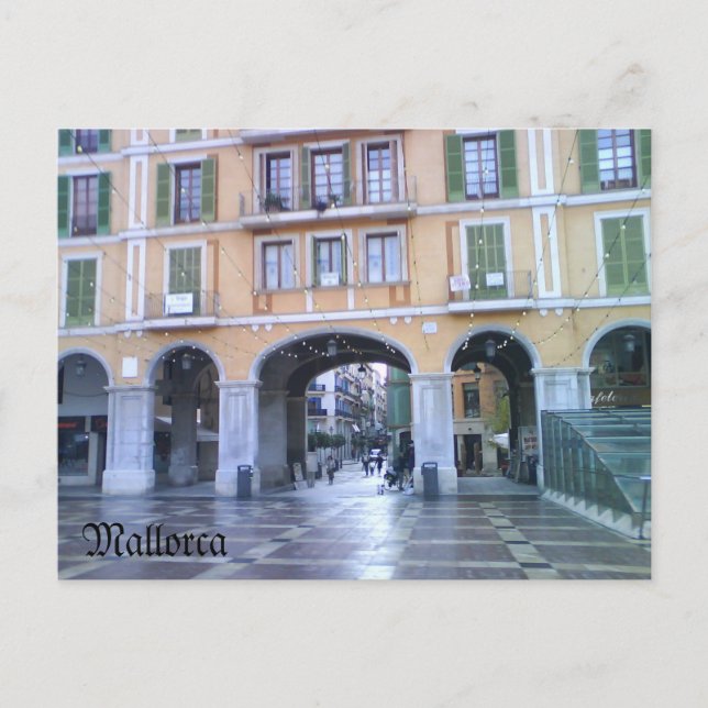 postal Plaza Mayor de Palma de Mallorca Postcard (Front)