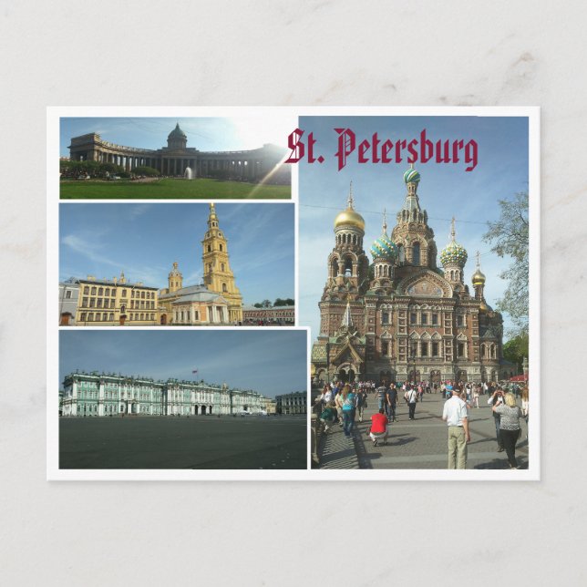 postal saint petersburg postcard (Front)
