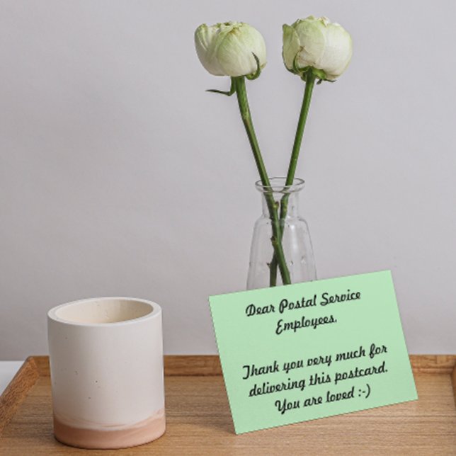 Postal Service Employees Thank you Postcard (Creator Uploaded)