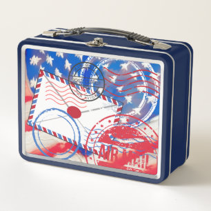 Postal Service Metal Lunch Box