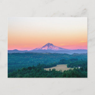 Postal. Vista Mount Hood, Sandy, Oregon, USA Postcard
