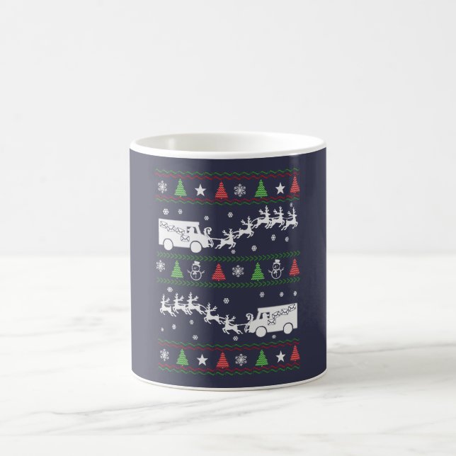 Postal Worker Christmas Coffee Mug (Center)