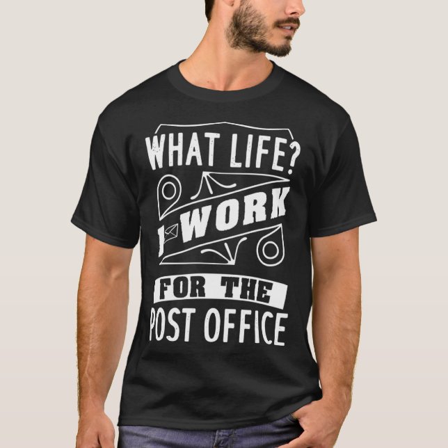 Postal Worker  For Men T-Shirt (Front)