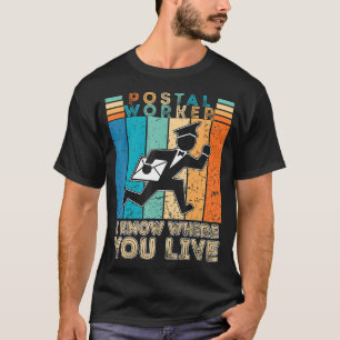 Postal Worker Funny Carrier Mailman Post Office Da T-Shirt
