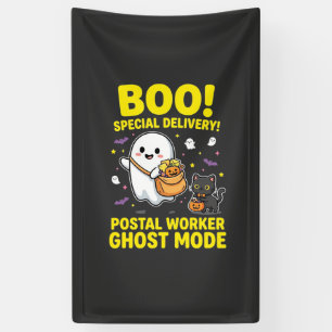 Postal Worker Ghost Mode Halloween Design_1 Banner