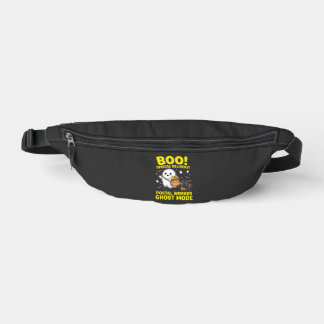 Postal Worker Ghost Mode Halloween Design_1 Bum Bags