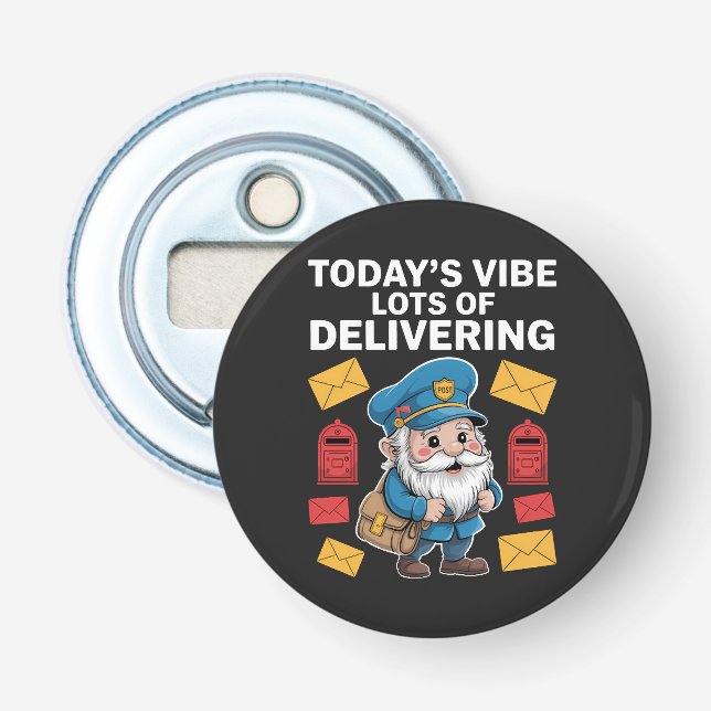 Postal Worker Gnomes Mail Bottle Opener (Front)