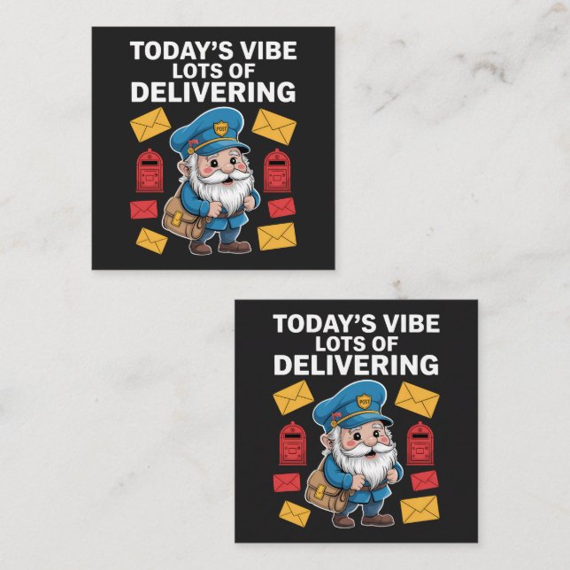 Postal Worker Gnomes Mail Loyalty Card (Front/Back)