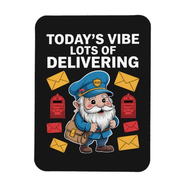 Postal Worker Gnomes Mail Magnet (Vertical)