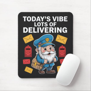 Postal Worker Gnomes Mail Mouse Mat