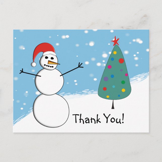 Postal Worker Letter Carrier "Thank You" Postcards (Front)