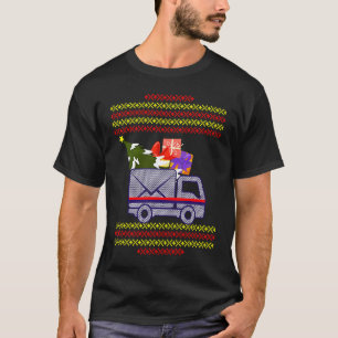 Postal Worker Lucky Christmas Mailman Postman T-Shirt
