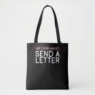 Postal Worker Mailman Any Complaints? Send A Tote Bag