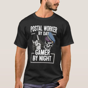 Postal Worker Mailman Postman Game Gaming Console T-Shirt