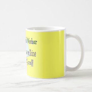 Postal Worker Rain Sleet Snow "STAYING HOME" Coffee Mug