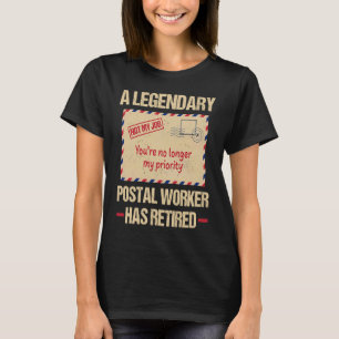 Postal Worker Retired 2022 Postman Retirement Carr T-Shirt