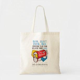 Postal Worker Retirement I'm Retired Funny Tote Bag