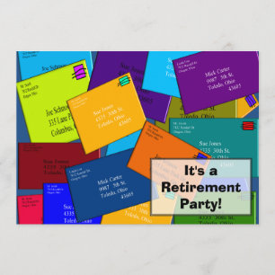 Postal Worker Retirement Invitations Letters
