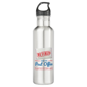 Postal Worker Retirement Mailman Funny 710 Ml Water Bottle