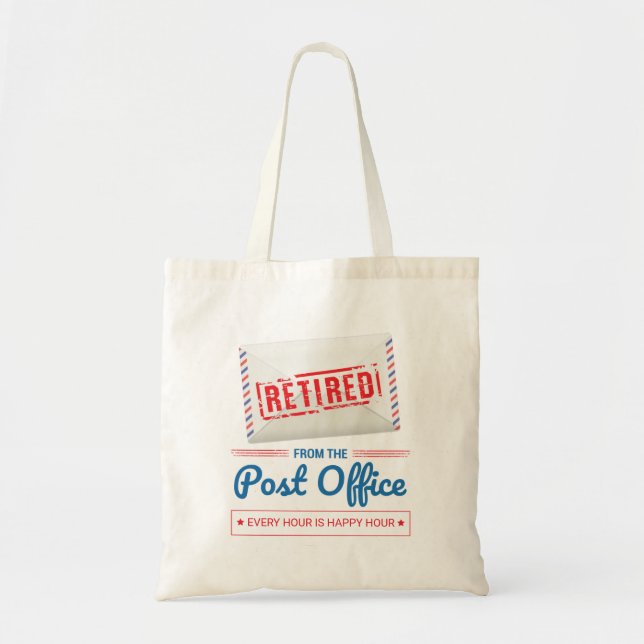 Postal Worker Retirement Post Office Staff Funny Tote Bag (Front)