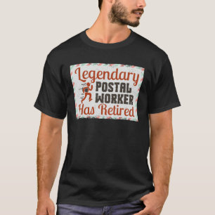 Postal Worker Retirement Present product Mailbox T-Shirt