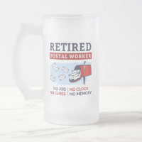 Postal Worker Retirement Retired Mailman Funny Gag