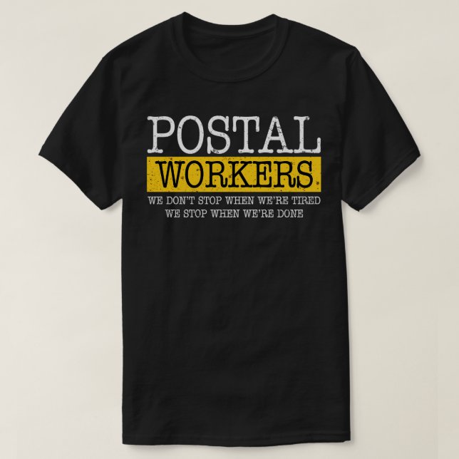 Postal Worker Shirt Postal Worker Lover (Design Front)