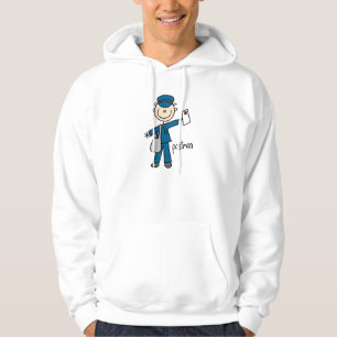 Postal Worker Stick Figure Hoodie