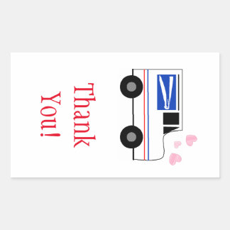 Postal Worker Thank You Sticker