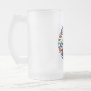 Postal Workers Appreciation  Frosted Glass Beer Mug