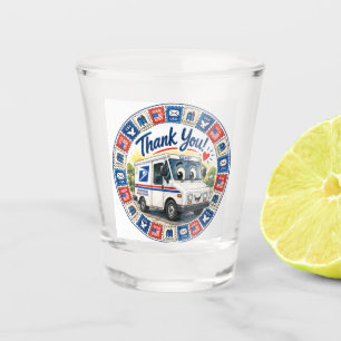 Postal Workers Appreciation Shot Glass
