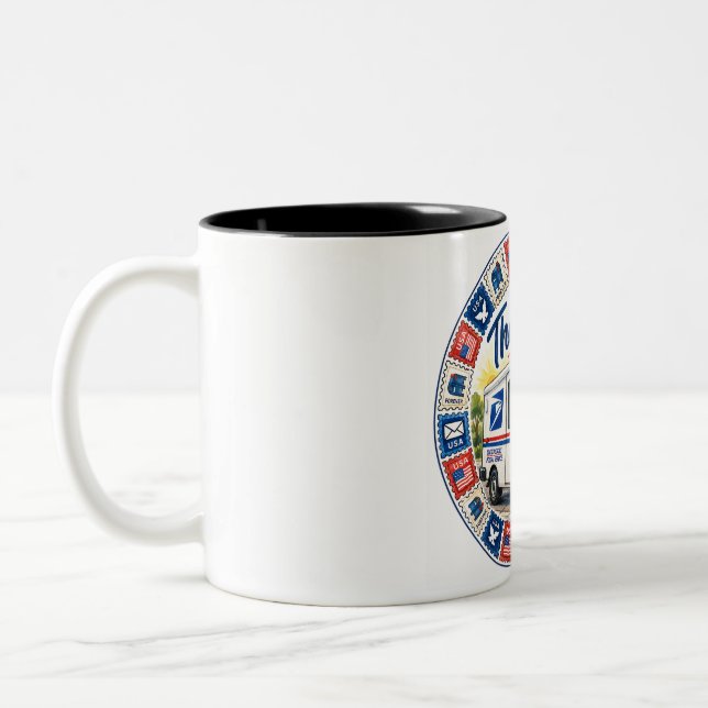 Postal Workers Appreciation  Two-Tone Coffee Mug (Left)