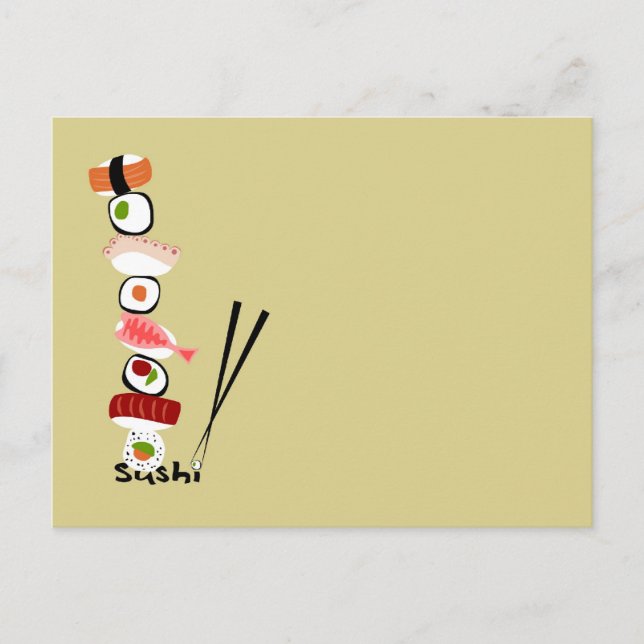 postalsushi1 postcard (Front)
