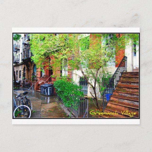 Postcard 1 - Greenwich Village, NYC (Front)