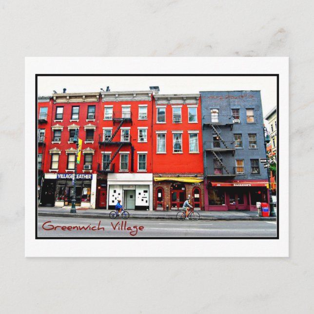 Postcard 3 - Greenwich Village, NYC (Front)