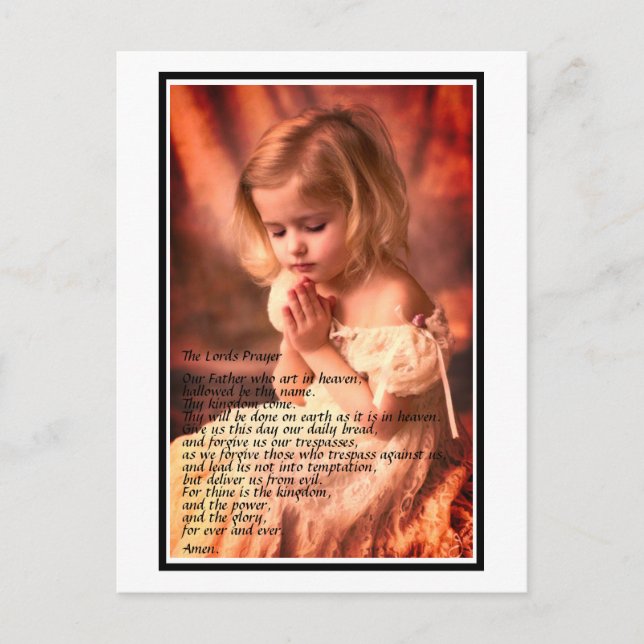 Postcard - A Prayer (Front)