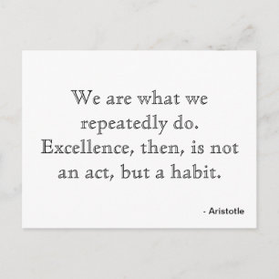 Postcard about Excellence