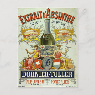 Postcard Absinthe Dornier-Tuller