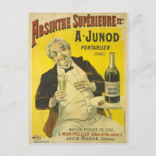 Postcard Absinthe Junod