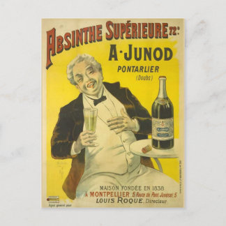 Postcard Absinthe Junod