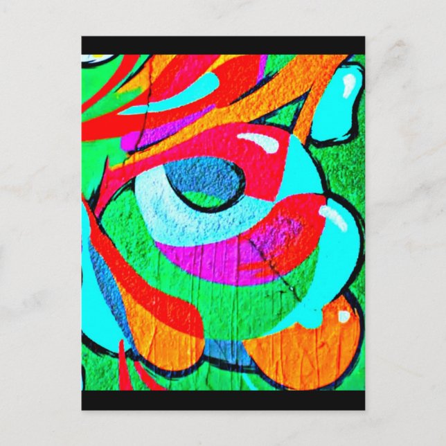 Postcard-Abstract/Misc-Graffiti Gallery 106 Postcard (Front)