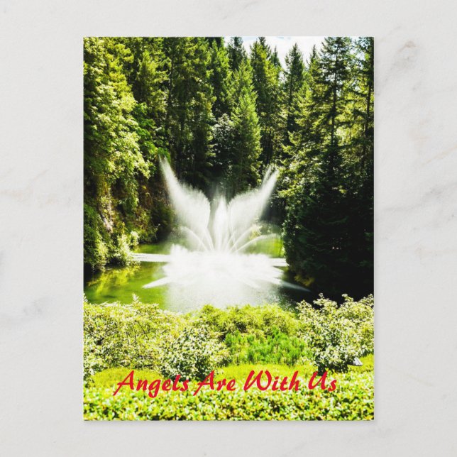 Postcard Angels are with us (Front)