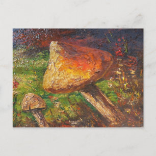Postcard Ann Hayes Painting Mushroom