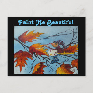 Postcard Ann Hayes Painting Pixie Painting