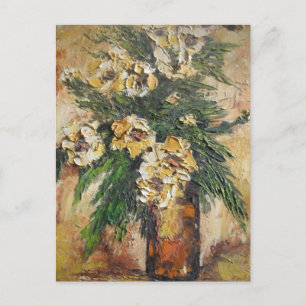 Postcard Ann Hayes Painting Yellow Flowers In Vase