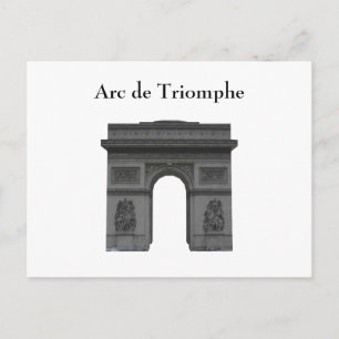 Postcard: Arc de Triomphe Postcard