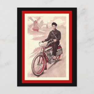 Postcard Around The World Tour M-M Motorcycle