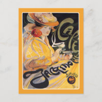 Postcard: Art Nouveau Café