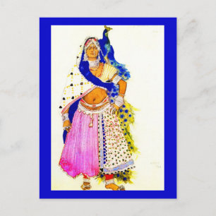 Postcard-Art of Fashion-Bakst 6 Postcard
